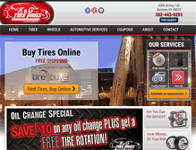 Tablet Screenshot of kgtirepros.com